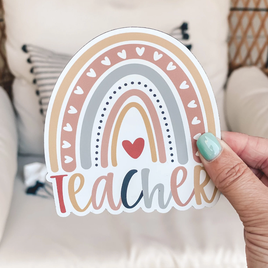 love teachers magnet etsy custom your stuff made