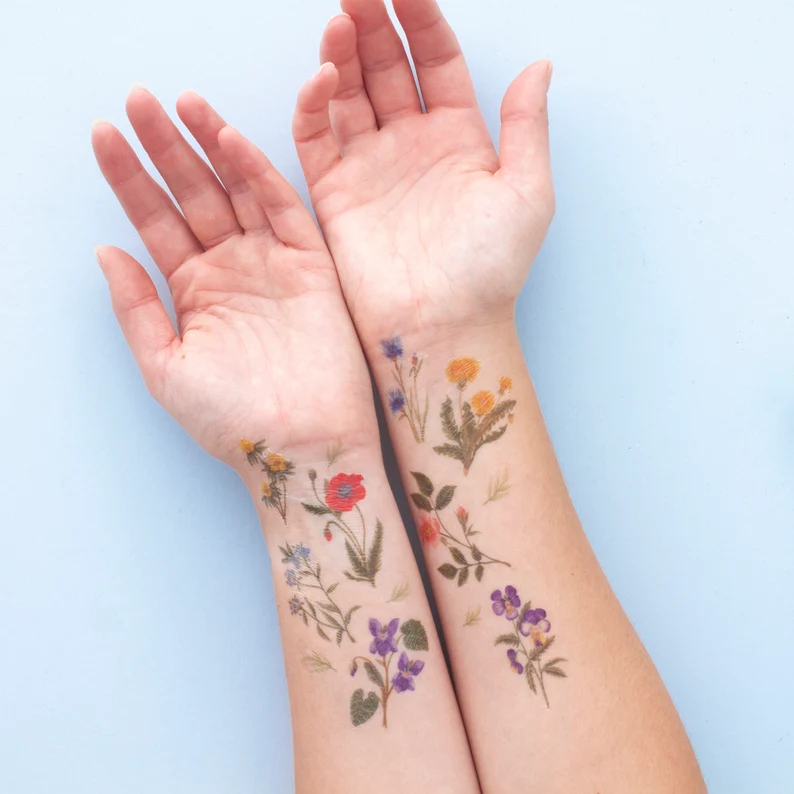 Temporary Tattoos template