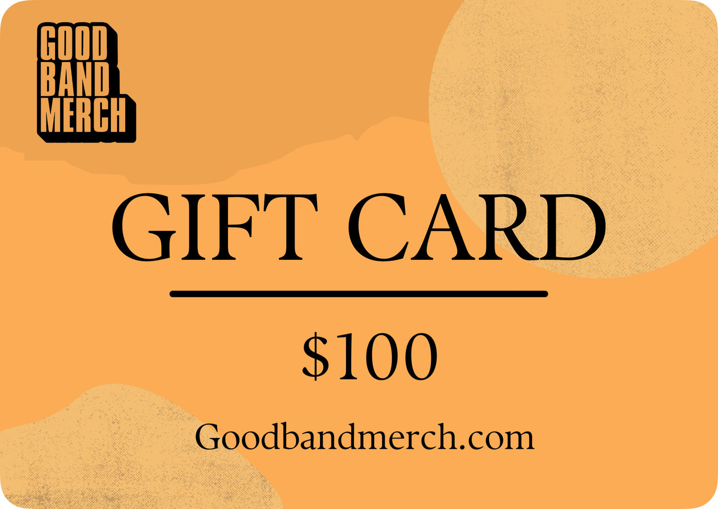 Goodbandmerch giftcard